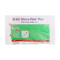 Шприц BD Micro-Fine plus инсулин. 1мл U-40  0,33х12,7мм - 29G №, шт(неделимая упаковка 10 шт)