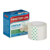 Лейкопластырь MASTER UNI 3х500 см на полимерной основе MASTER UNI