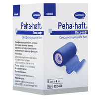 PH PEHA-HAFT (самофиксир. бинт синий б/латекса 8см x 4м  )