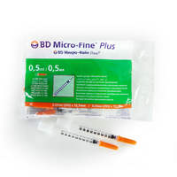 Шприц BD Micro-Fine plus инсулин. 1мл U-100  0,33х12,7мм - 29G №, шт(неделимая упаковка 10 шт)